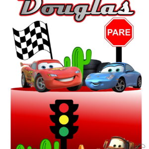 797 - Arquivo Digital Topo de Bolo Carros Disney