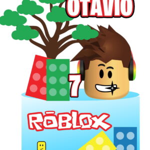 853 - Arquivo Digital Topo de Bolo Roblox