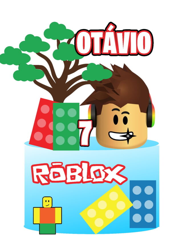 853 - Arquivo Digital Topo de Bolo Roblox