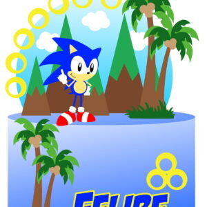 948 Arquivo Digital - Topo de Bolo Sonic