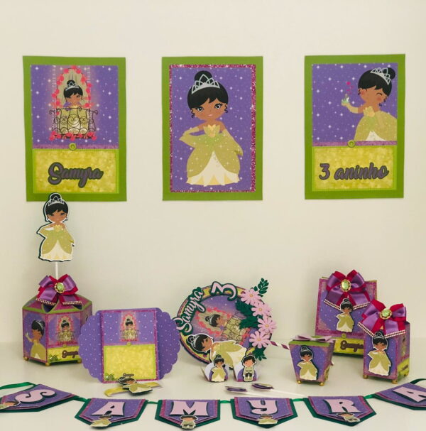 a Princesa e o Sapo Kit 1 - Studio e pdf para Festas 2003