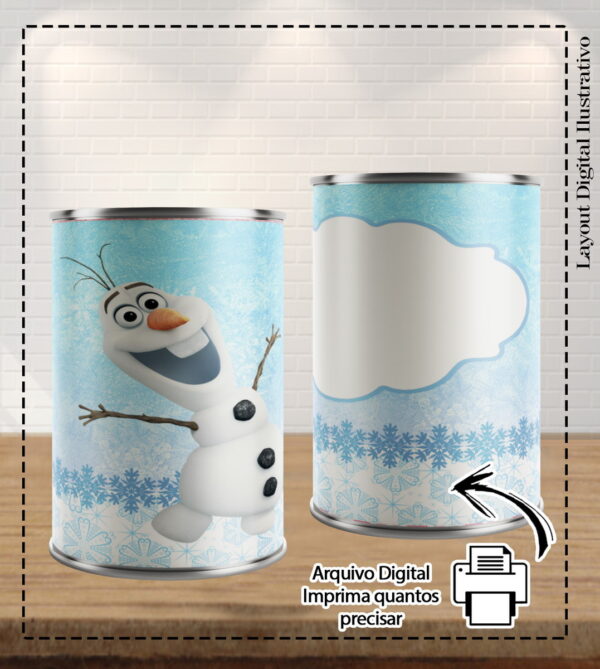 ADESIVO COFRE FROZEN - ARQUIVO DIGITAL