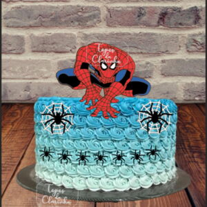 Arquivo de Corte topo de bolo homem aranha.