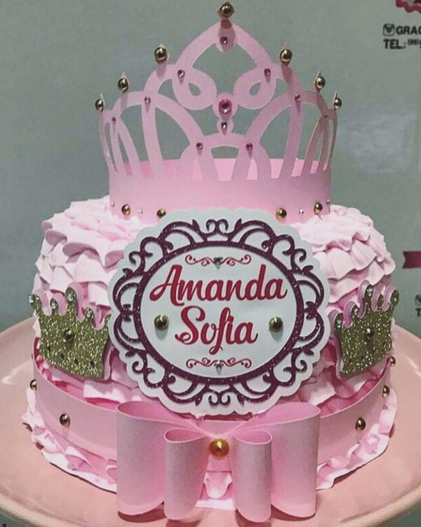 ARQUIRVO DE CORTE-TOPO DE BOLO-TOPO DE BOLO 001- PRINCESA