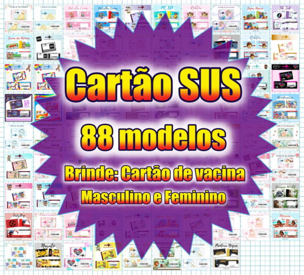 Arquivo Cartão do SUS PDF/PNG
