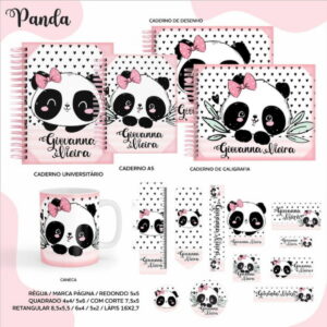 Arquivo Combo Volta as Aulas Panda PDF PNG