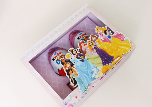 Arquivo Corte - Caixa Kinder Ovo Princesas