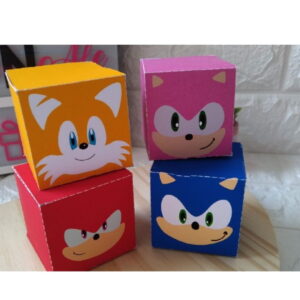 Arquivo Corte Caixinhas Sonic +1 De Brinde