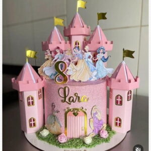 Arquivo Corte - Castelo 3d Princesas-drive Aquarela-studio