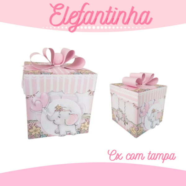 Arquivo Corte -Elefante Menina-STUDIO/PDF - Imagem 2
