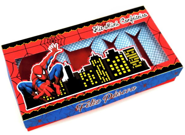Arquivo Corte - Kit Confeiteiro Homem Aranha