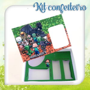 Arquivo Corte - Kit Confeiteiro Minecraft