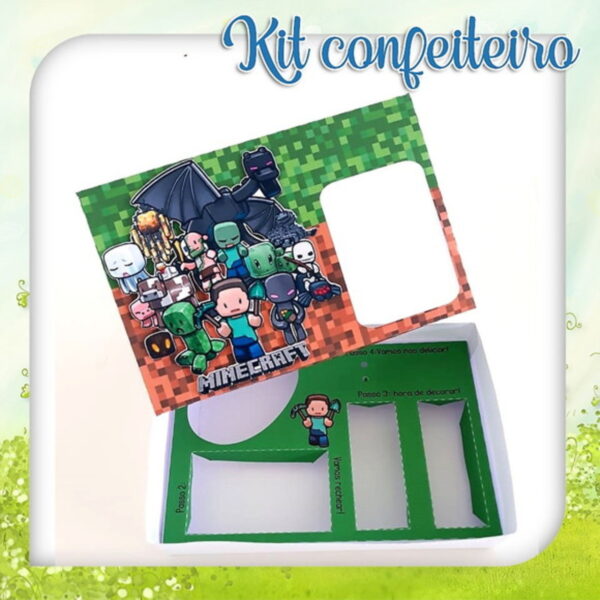 Arquivo Corte - Kit Confeiteiro Minecraft