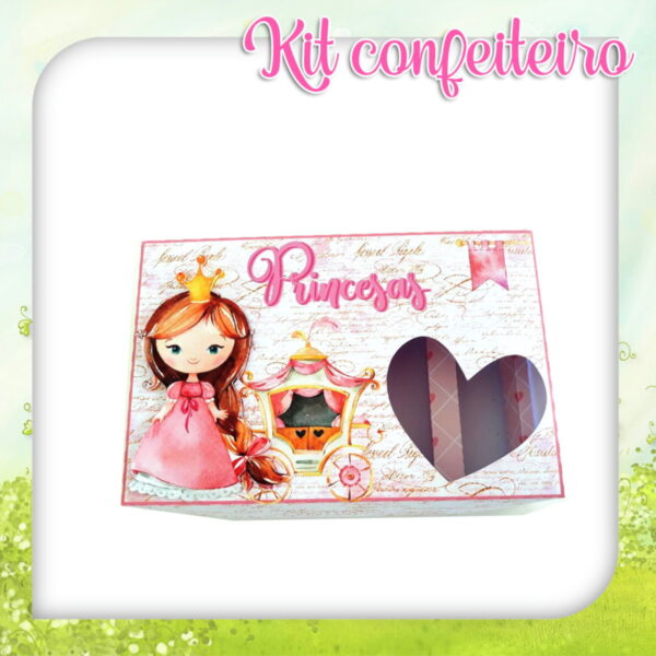 Arquivo Corte - Kit Confeiteiro Princesa