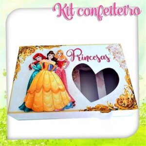 Arquivo Corte - Kit Confeiteiro Princesas
