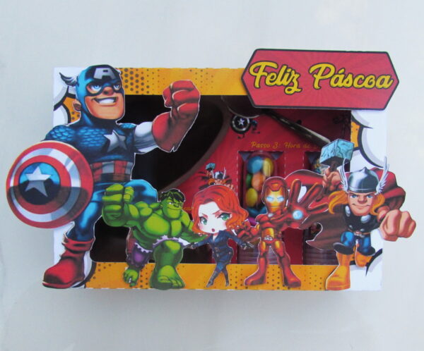 Arquivo Corte - Kit Confeiteiro Vingadores