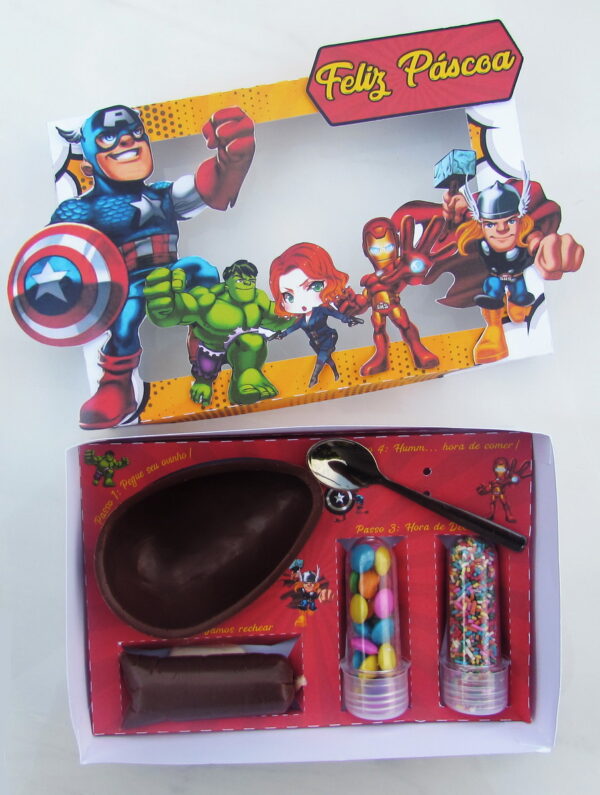 Arquivo Corte - Kit Confeiteiro Vingadores - Image 2
