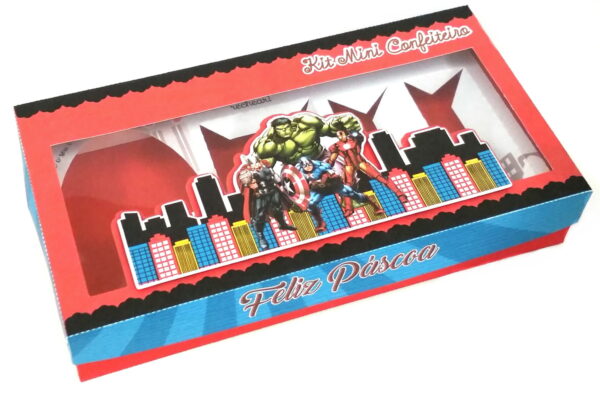 Arquivo Corte - Kit Confeiteiro Vingadores