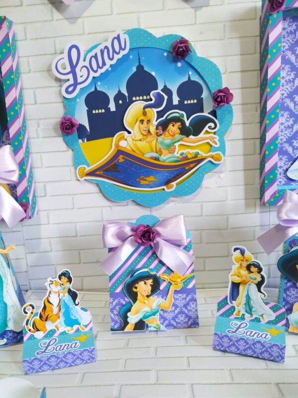 Arquivo Corte Kit Só Um Bolinho Princesa Jasmine - Image 3