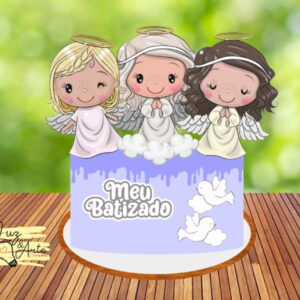 Arquivo Corte Topo Batizado Anjinhas 04 -Studio/PDF