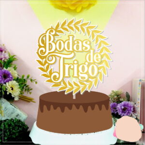 Arquivo Corte -Topo bodas de trigo 3 anos-STUDIO