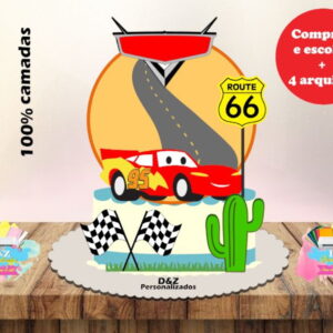 Arquivo Corte - Topo Carros Relâmago Mcqueem-cod.1055