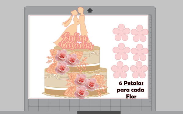 Arquivo Corte - Topo Casamento 1-cod-791 - Image 2