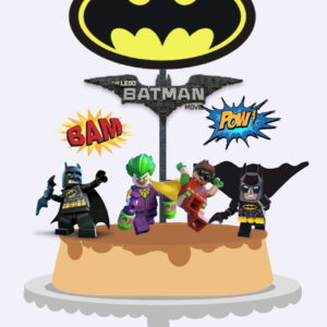 Arquivo Corte - Topo de bolo Batman lego -STUDIO