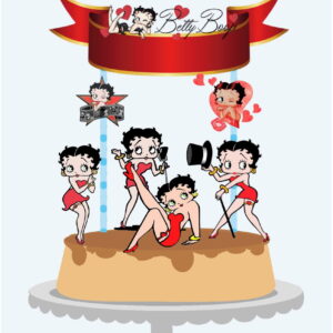 Arquivo Corte - Topo de bolo Betty Boop-STUDIO