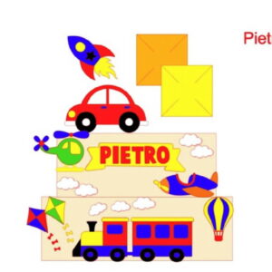 Arquivo Topo de Bolo Carros + 4 Arquivos a Sua Escolha