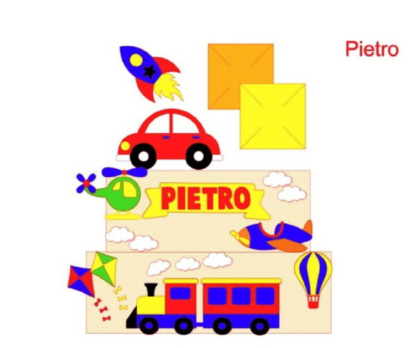 Arquivo Topo de Bolo Carros + 4 Arquivos a Sua Escolha