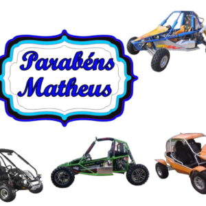 Arquivo Topo de Bolo Carros Cross + 4 Arquivos a Sua Escolha