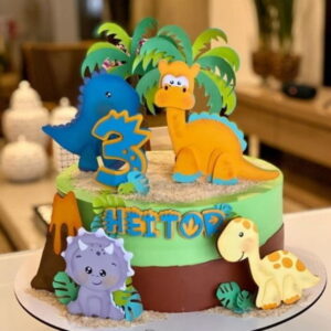 Arquivo corte Topo de Bolo Dinossauro CAMADAS STUDIO, #2021