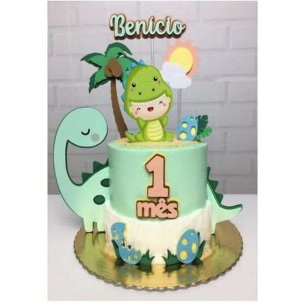 Arquivo corte Topo de Bolo Dinossauro STUDIO, #2019