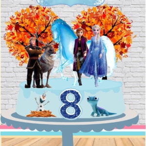 Arquivo Corte topo de bolo Frozen 2 Studio/PDF