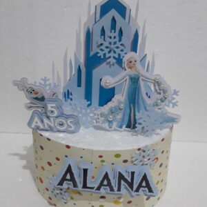Arquivo Topo de Bolo Frozen + 4 Arquivos a Sua Escolha