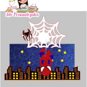 Arquivo Corte Topo de Bolo Homem Aranha Lili 02 +2brindes