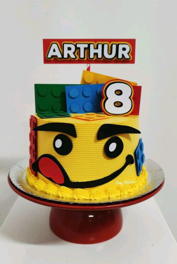 REF.06 Arquivo Corte Topo de Bolo Lego
