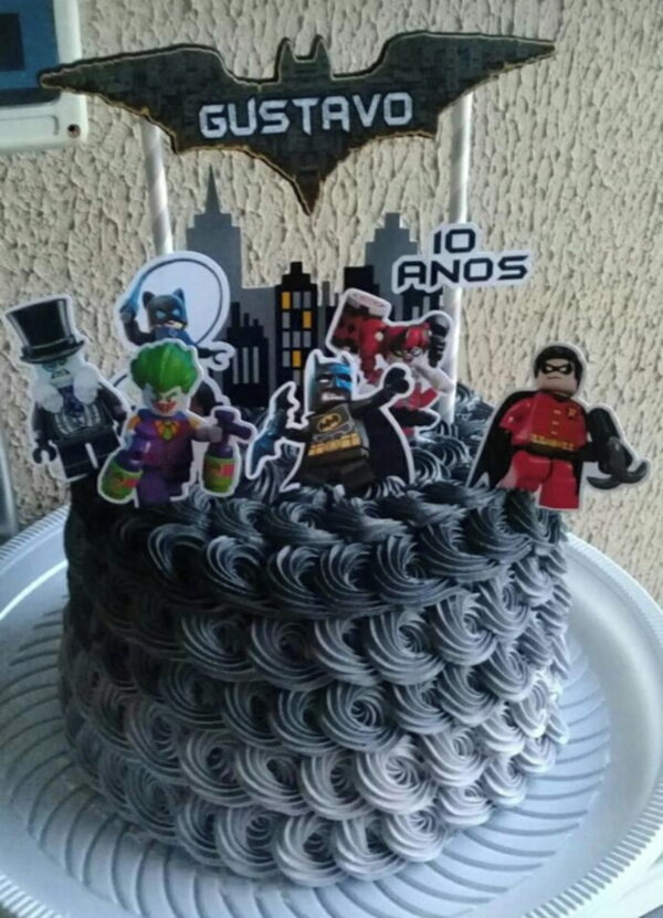 Arquivo Corte -Topo de bolo lego batman-STUDIO