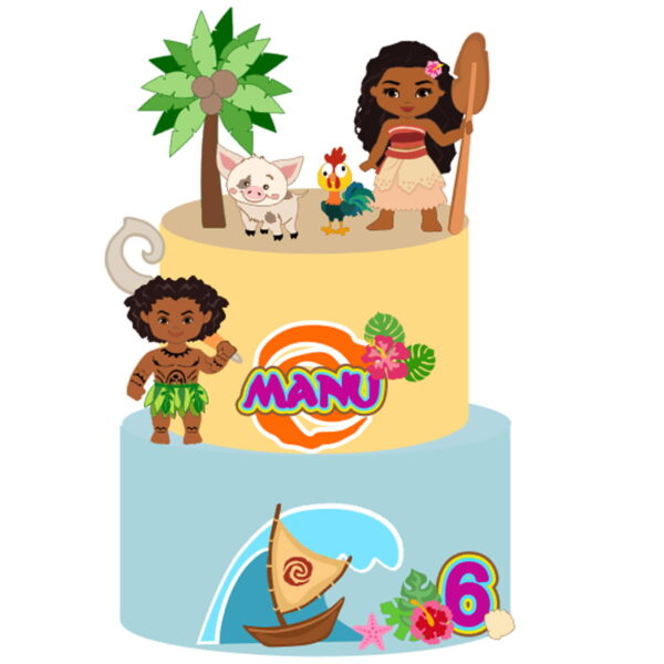 Arquivo Corte: Topo de Bolo Moana 003