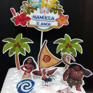 Arquivo Corte Topo de Bolo Moana