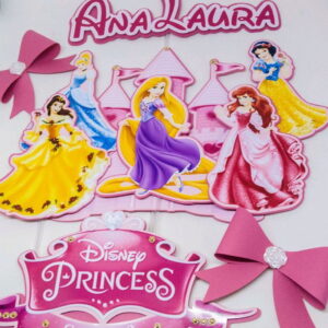 ARQUIVO CORTE TOPO DE BOLO PRINCESAS DISNEY #2740 STUDIO