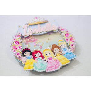 Arquivo Corte - Topo de bolo Princesas Disney 3