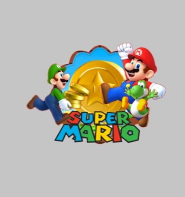 Arquivo Topo de Bolo Super Mario + 4 Arquivos a Sua Escolha