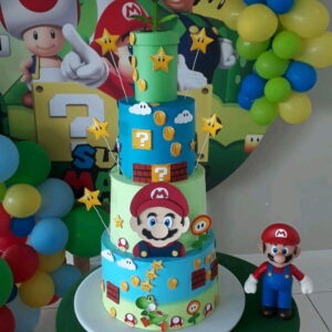 Arquivo corte Topo de bolo Super Mario