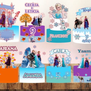 Arquivo Corte - Topo Frozen (combo) -cod-395