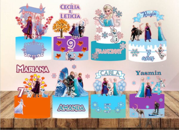 Arquivo Corte - Topo Frozen (combo) -cod-395