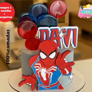 Arquivo Corte - Topo Homem Aranha (camadas)-cod-907