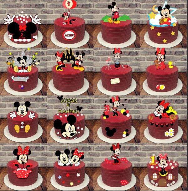 Arquivo Corte - Topo Minnie e Mickey Camada-studio