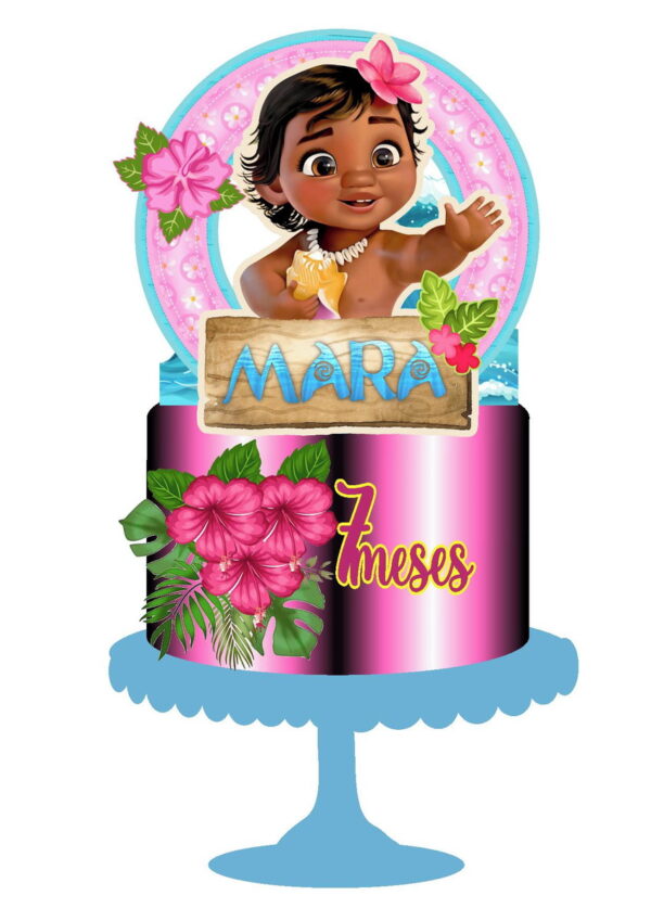 Arquivo Corte Topo Moana Baby Modelo Mara